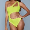 Be Wicked Quinn One Shoulder One Piece -Be Wicked Sales BW 1976 yellow front 2020JUN23576