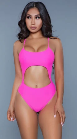 Be Wicked Alina One Piece Swimsuit 13 Be Wicked Alina One Piece Swimsuit -Be Wicked Sales BW 1978 pink front2 2020JUN23576