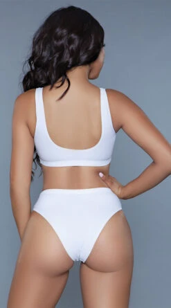 Be Wicked Vera High Waist Bikini Swimsuit 21 Be Wicked Vera High Waist Bikini Swimsuit -Be Wicked Sales BW 1985 white back 2020JUN23576