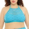Plus Size High Neck Crochet Bikini Top 1 Plus Size High Neck Crochet Bikini Top -Be Wicked Sales CD 53CR9066 TQ1