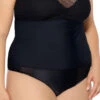 Plus Size Mesh Me High Waisted Swim Bottom 2 Plus Size Mesh Me High Waisted Swim Bottom -Be Wicked Sales CD 53MM4046 BK1