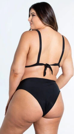 Plus Size San Salvador High Waist Bikini -Be Wicked Sales ES 6595X BLK 9 YANDY PS02172022