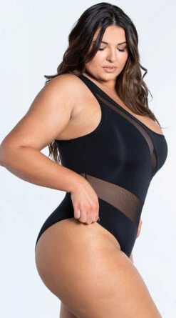 Plus Size Seychelles One Piece Swimsuit 7 Plus Size Seychelles One Piece Swimsuit -Be Wicked Sales ES 6599X BLK 4 YANDY PS02172022