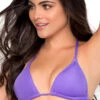 Basic Triangle Bikini Top 2 Basic Triangle Bikini Top -Be Wicked Sales ES 6646 Bright Lavender Front 2020DEC28021