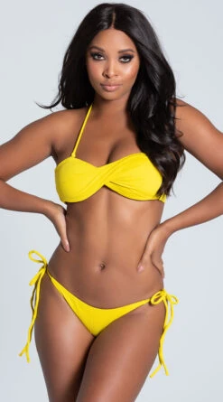 Yandy Scrunch String Bikini Bottom -Be Wicked Sales EY 3528T 3522B yellow PS11062019 3 2 Edit Edit