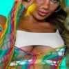 Yandy Morganite Glow Peek-A-Boo Bikini Top -Be Wicked Sales EY 4031T TOP PRIDE PS05292020 4