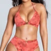 Yandy Can't Dye My Love Bikini Bottom -Be Wicked Sales EY 4166T 4166B ORANGE PS01282020 1