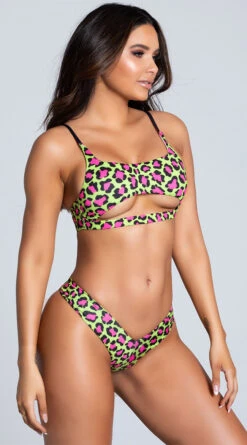 Yandy Moves Like Jaguar Bikini Bottom -Be Wicked Sales EY 4171T 4171B GREEN PS01282020 4