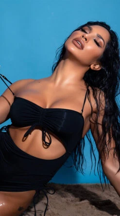 Yandy Cut Out For Cruising One Piece Swimsuit -Be Wicked Sales EY 4205 PS12182020 EDS 745