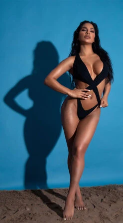 Yandy Double Crosser One Piece Swimsuit -Be Wicked Sales EY 4211 PS12182020 EDS 810