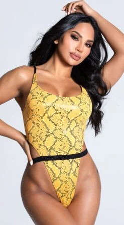 Yandy Let's Snake Love One Piece Swimsuit 20 Yandy Let's Snake Love One Piece Swimsuit -Be Wicked Sales EY 4215 YELLOW 3 PS12172020