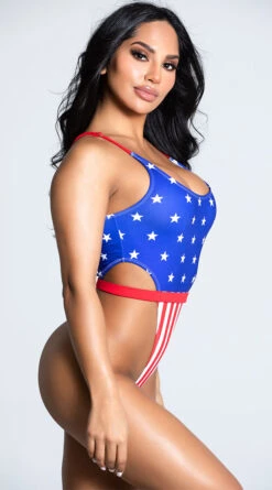 Yandy Party In The USA One Piece Swimsuit -Be Wicked Sales EY 4228 AMERICA 4 PS12172020