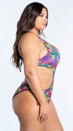 Yandy Plus Size Tropical Oasis One Piece Swimsuit 15 Yandy Plus Size Tropical Oasis One Piece Swimsuit -Be Wicked Sales EY 4301X 6 YANDY PS02172022