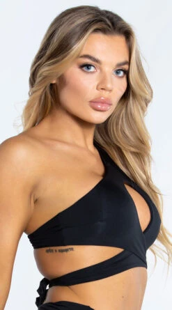 Yandy Wraparound Basic Bikini Top -Be Wicked Sales EY 4324T TOP BLK 4 YANDY PS02172022 copy