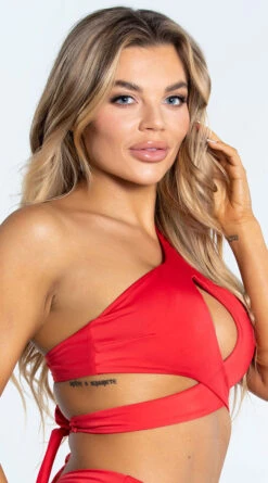 Yandy Wraparound Basic Bikini Top -Be Wicked Sales EY 4324T TOP RED 5 YANDY PS02172022 copy