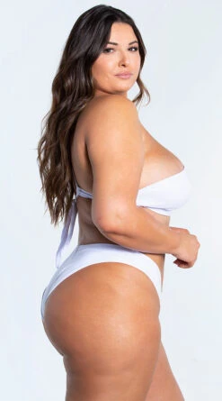 Yandy Plus Size Essential White Basic Bikini Bottom 15 Yandy Plus Size Essential White Basic Bikini Bottom -Be Wicked Sales EY 4329TX 4329BX WHT 4 YANDY PS02172022 copy
