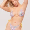 Yandy Ocean Sunset String Bikini Bottom -Be Wicked Sales EY 4331B MIXED PRINTS PINK 1106 Yandy PS05032022