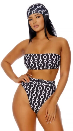 Forplay Barbados Patterned Bikini 9 Forplay Barbados Patterned Bikini -Be Wicked Sales FP 442304 BLKB 6 2022MARCH47755