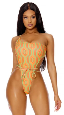 Forplay Turks And Caicos Vintage One Piece Swimsuit 6 Forplay Turks And Caicos Vintage One Piece Swimsuit -Be Wicked Sales FP 442309 CHE 3 2022MARCH47755