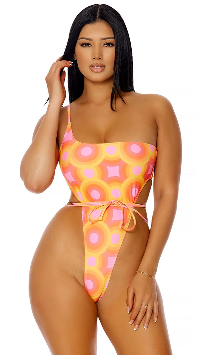 Forplay Turks And Caicos Colorful One Piece Swimsuit 3 Forplay Turks And Caicos Colorful One Piece Swimsuit