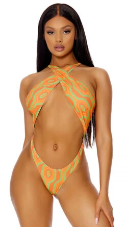 Forplay Haiti Vintage One Piece Swimsuit -Be Wicked Sales FP 442311 CHE 1 2022MARCH47755