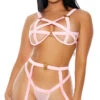 Forplay Bounded To Love Bra Set -Be Wicked Sales FP 771213 pink alt1 lg 2020DEC25638