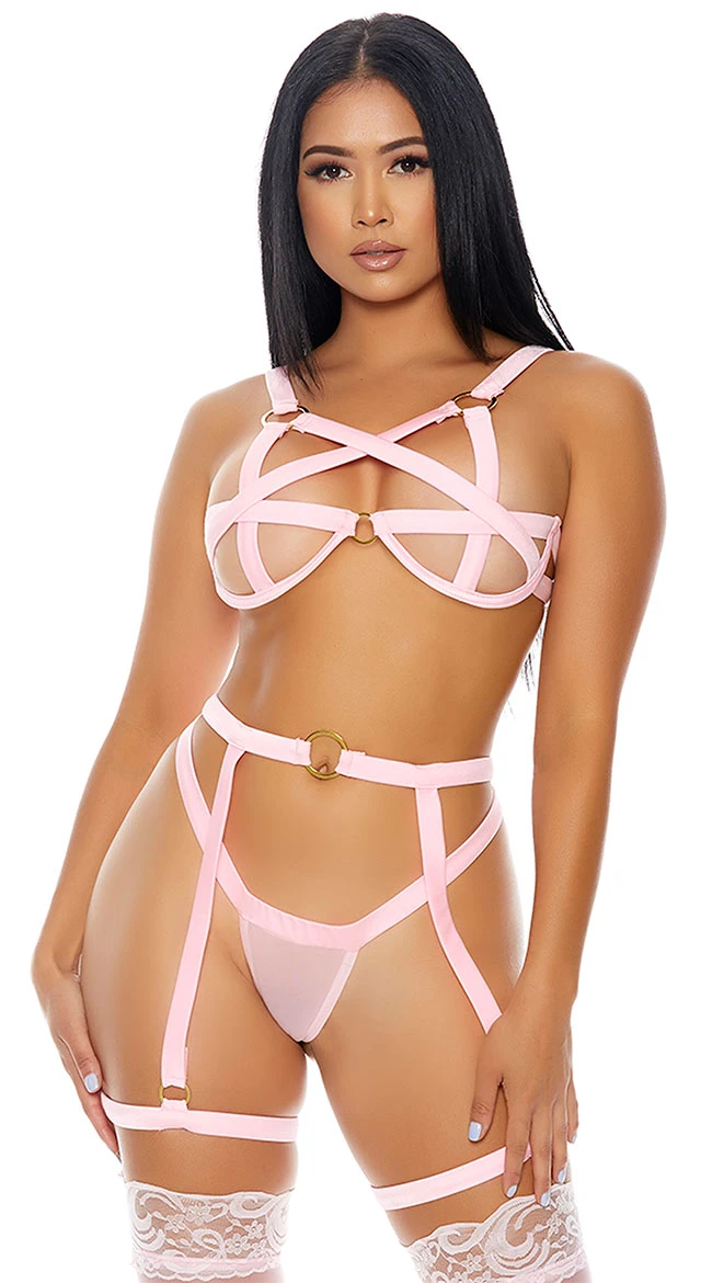 Forplay Bounded To Love Bra Set 3 Forplay Bounded To Love Bra Set