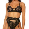 Forplay Craving You Garter Bra Set -Be Wicked Sales FP 771623 black alt1 lg 2021APR29043