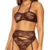 Forplay Lust Over You Garter Bra Set 2 Forplay Lust Over You Garter Bra Set -Be Wicked Sales FP 771648 chocolate alt1 lg 2021APR29043