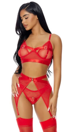 Forplay Kiss Of Gold Lingerie Set -Be Wicked Sales FP 772106 red alt1 lg 2022JULY49835