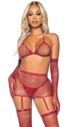 LEG AVENUE Sparkle And Fine Bra Set 26 LEG AVENUE Sparkle And Fine Bra Set -Be Wicked Sales LA 81617 001 036 2021DEC45048
