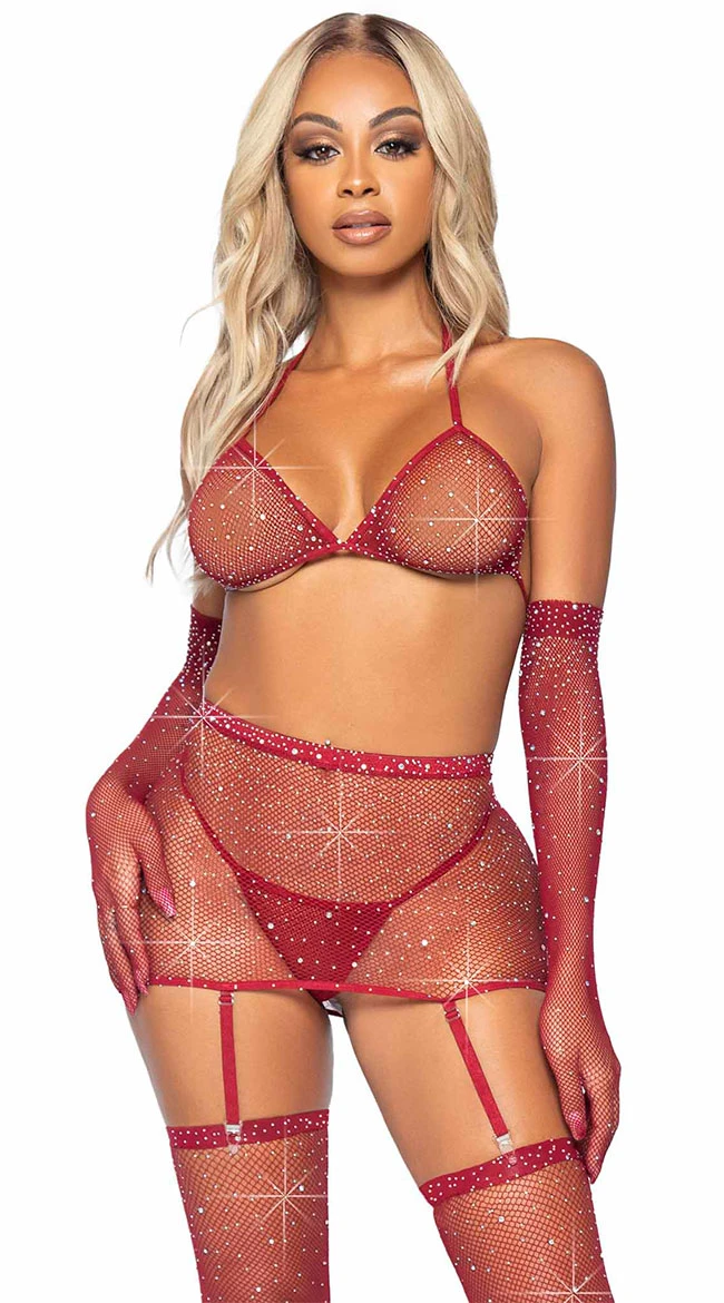 LEG AVENUE Sparkle And Fine Bra Set 13 LEG AVENUE Sparkle And Fine Bra Set - Image 11