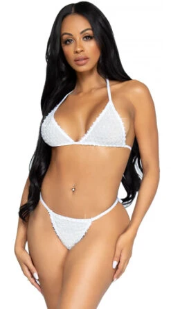 LEG AVENUE Diamond In The Rough Bikini Set -Be Wicked Sales LA 81636 01 002 2021MAY33795