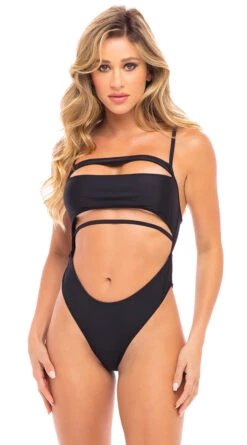 Ibiza Strappy One Piece 16 Ibiza Strappy One Piece -Be Wicked Sales OL 88 11240 BK FRONT HR 2020JANSWIM18858