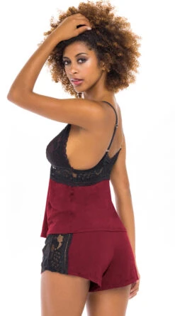 Sleepless Nights Cami Set -Be Wicked Sales OL LN 11514 RBBBK BACK BA 2021NOV43332