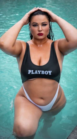 Playboy Plus Size Easy Like 80's One Piece -Be Wicked Sales PB 4187X 3 EDS YANDY PS03182021