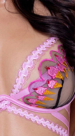 Roma Strawberry Sherbet Bra Set -Be Wicked Sales RM LI599 Detail APR2023